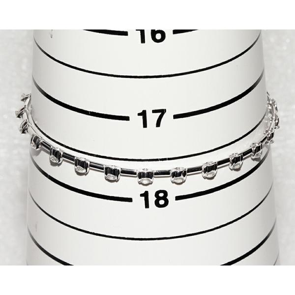 DE BEERS デビアス ブレスレット K18WG ダイヤ1.25ct LINE