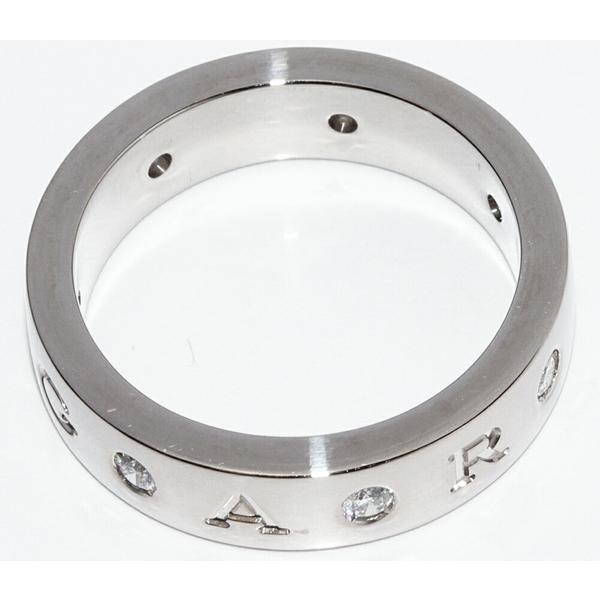 BVLGARI（ブルガリ） 指輪 K18WG ダイヤ7P(0.20ct) ローマンソルベ