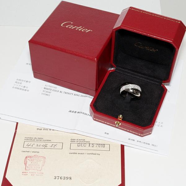 Cartier カルティエ 指輪 Pt950 K18WG ブラックセラミック Cartier カルティエ 指輪 Pt950 K18WG ブラックセラミック