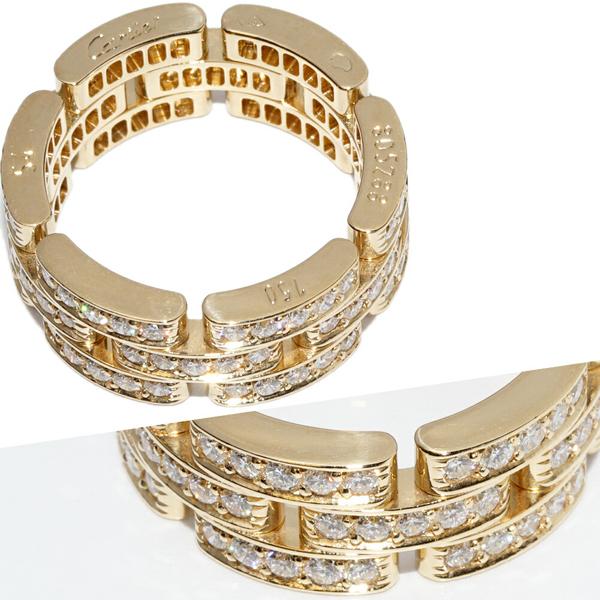 Cartier カルティエ 指輪 K18YG ダイヤ90P(1.37ct) マイヨン Cartier カルティエ 指輪 K18YG ダイヤ90P(1.37ct) マイヨン