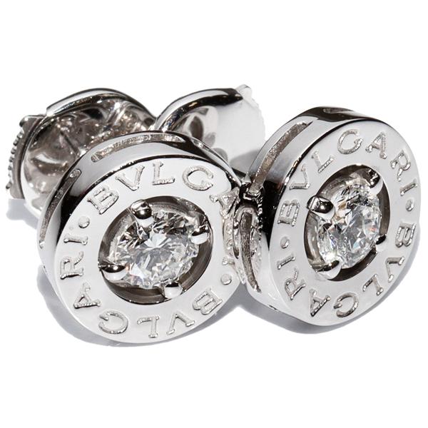 BVLGARI（ブルガリ） K18WG ダイヤ2P ブルガリブルガリピアス : たかみ