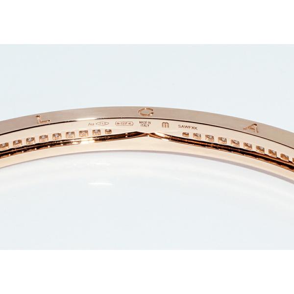 BVLGARI ブルガリ ブレスレット K18PG ダイヤ1.01ct B.zero1
