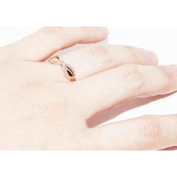 ティファニー 指輪 K18PG ダイヤ0.13ct インフィニティリング : たかみ  