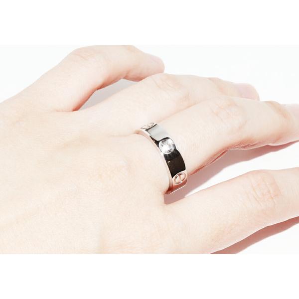 Cartier カルティエ 指輪 K18WG ダイヤ3P(0.22ct) ラブリング Cartier カルティエ 指輪 K18WG ダイヤ3P(0.22ct) ラブリング