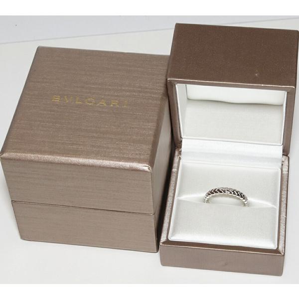 BVLGARI（ブルガリ） 指輪 Pt950 スピガ ウェディングリング 幅4ミリ