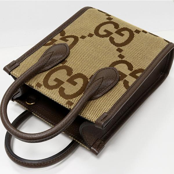 グッチ ハンドトートバッグ ジャンボGG ミニトートバッグ キャンバス  