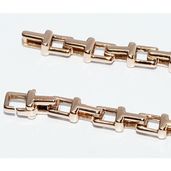 ティファニー ブレスレット K18PG Tナローチェーンブレスレット ティファニー ブレスレット K18PG Tナローチェーンブレスレット