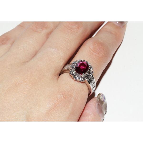 指輪 K18WG ルビー2.180ct ダイヤ2.40ct : たかみ質店 Yahoo!店 - 通販