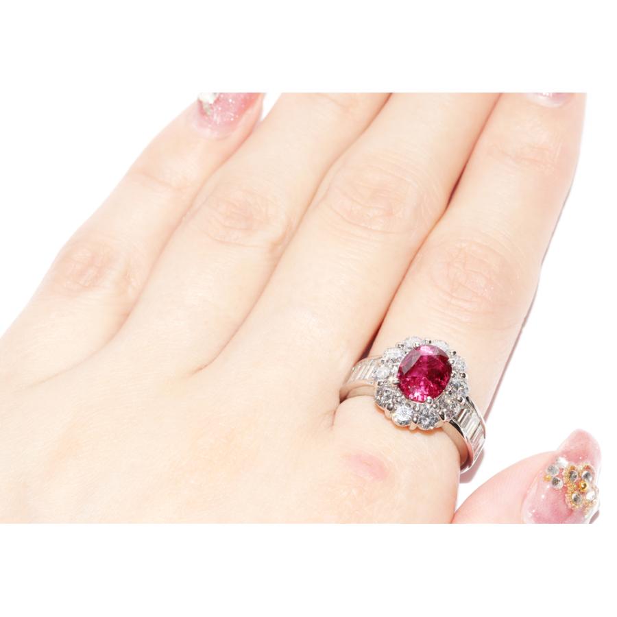指輪 K18WG ルビー2.180ct ダイヤ2.40ct : たかみ質店 Yahoo!店 - 通販