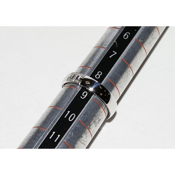 HERMES エルメス 指輪 K18WG ダイヤ11P(0.02ct) エヴァー HERMES エルメス 指輪 K18WG ダイヤ11P(0.02ct) エヴァー