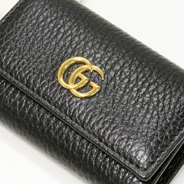 GUCCI 6連キーケース　マーモント　ブラック 楽天市場】【未使用品】 グッチ キーケース 6連 GGマーモント