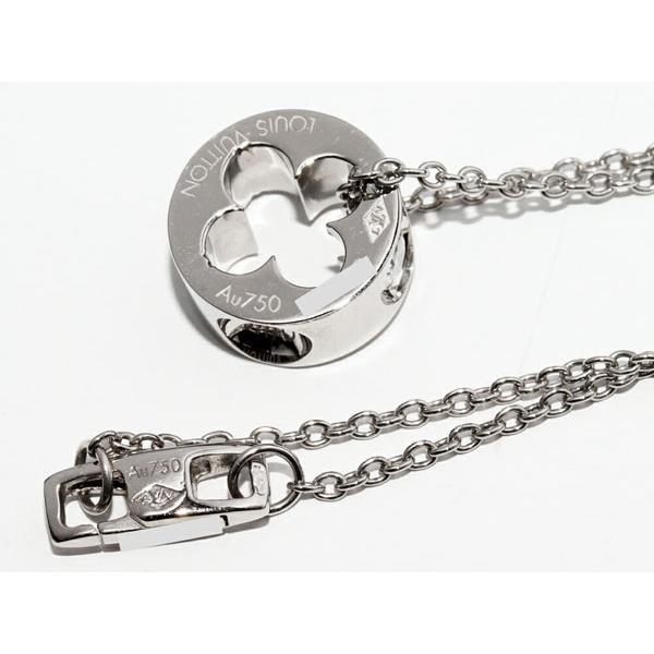 ルイヴィトン K18WG ダイヤ1P パンダンティフアンプラント 50cm 商品詳細｜ルイヴィトン K18WG ダイヤ1P パンダンティフ アン