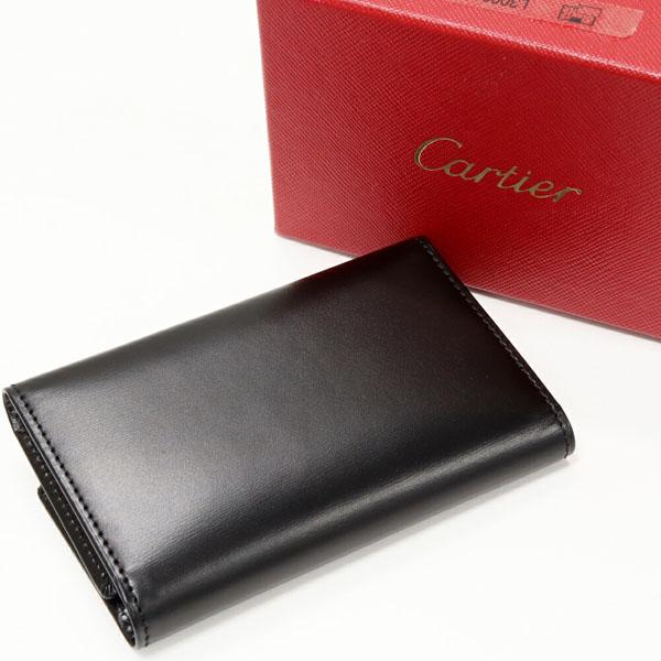 Cartier（カルティエ） 6連キーケース パシャ カーフ 黒 L3000127
