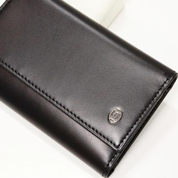 Cartier（カルティエ） 6連キーケース パシャ カーフ 黒 L3000127