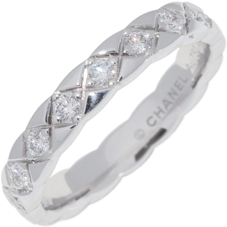 CHANEL（シャネル） 指輪 K18WG ダイヤ18P(0.34ct) ココクラッシュ