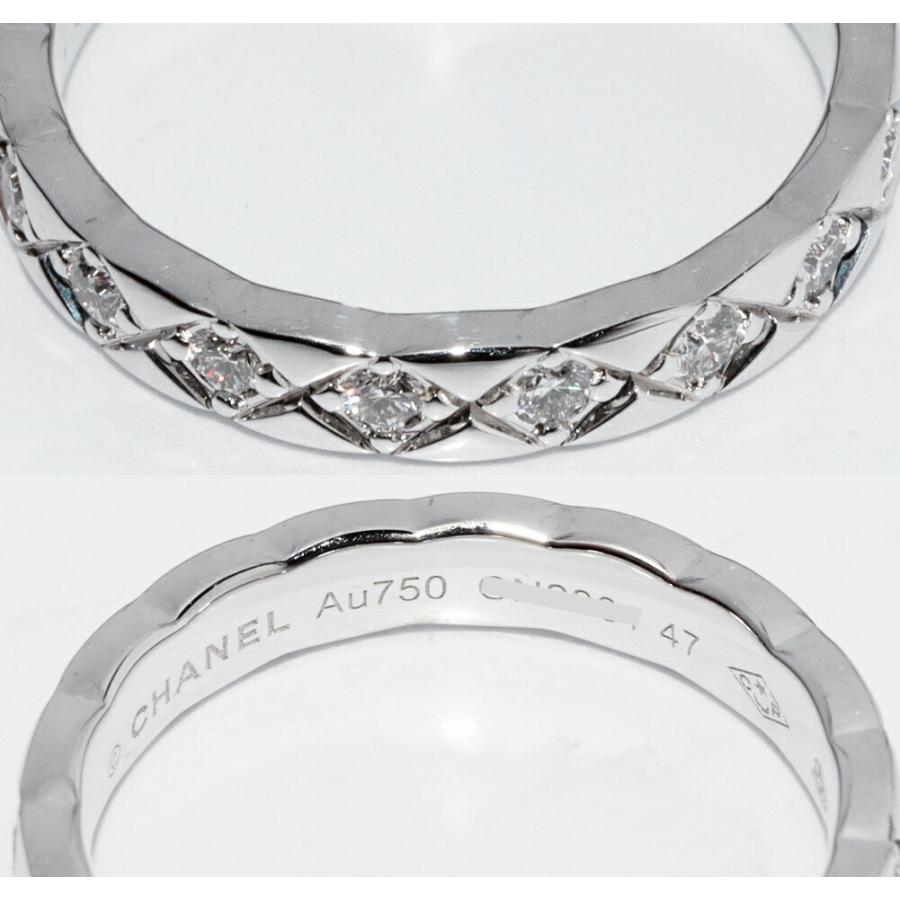 CHANEL（シャネル） 指輪 K18WG ダイヤ18P(0.34ct) ココクラッシュ
