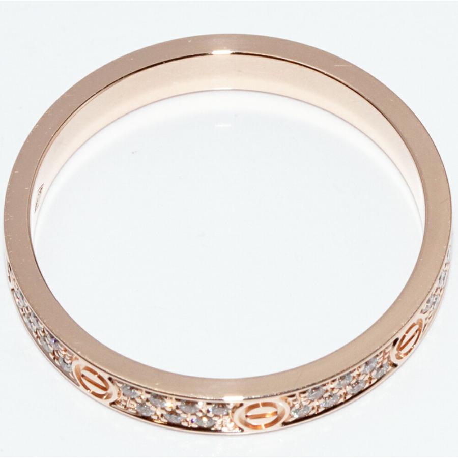 Cartier カルティエ 指輪 K18PG ダイヤ56P ラブリング スモール Cartier カルティエ 指輪 K18PG ダイヤ56P ラブリング スモール