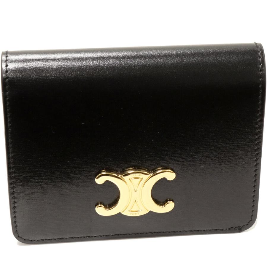 セリーヌ 二つ折り財布(小銭入れあり) トリオンフ コンパクト  