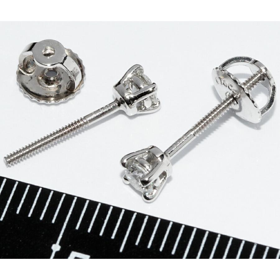 ティファニー ピアス Pt950 ダイヤ0.22ct ソリティアピアス ネジ ティファニー ピアス Pt950 ダイヤ0.22ct ソリティアピアス ネジ
