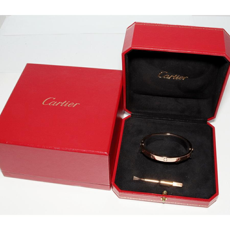 カルティエ　ラブブレスレット用　空箱　傷無し Cartier（カルティエ） ブレスレット K18PG ラブブレス : たかみ質店
