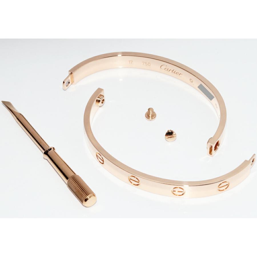 Cartier（カルティエ） K18PG ラブブレス #17 : たかみ質店 Yahoo!店