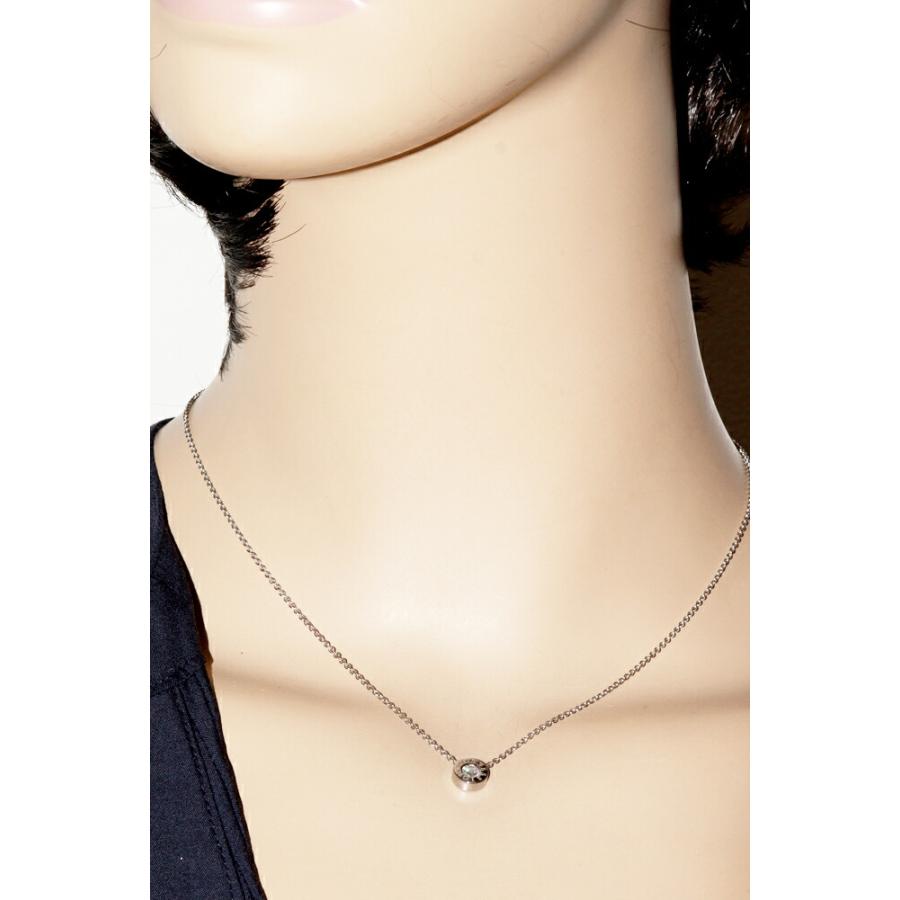 PIAGET（ピアジェ） ペンダントネックレス K18WG ダイヤ1P ポセション