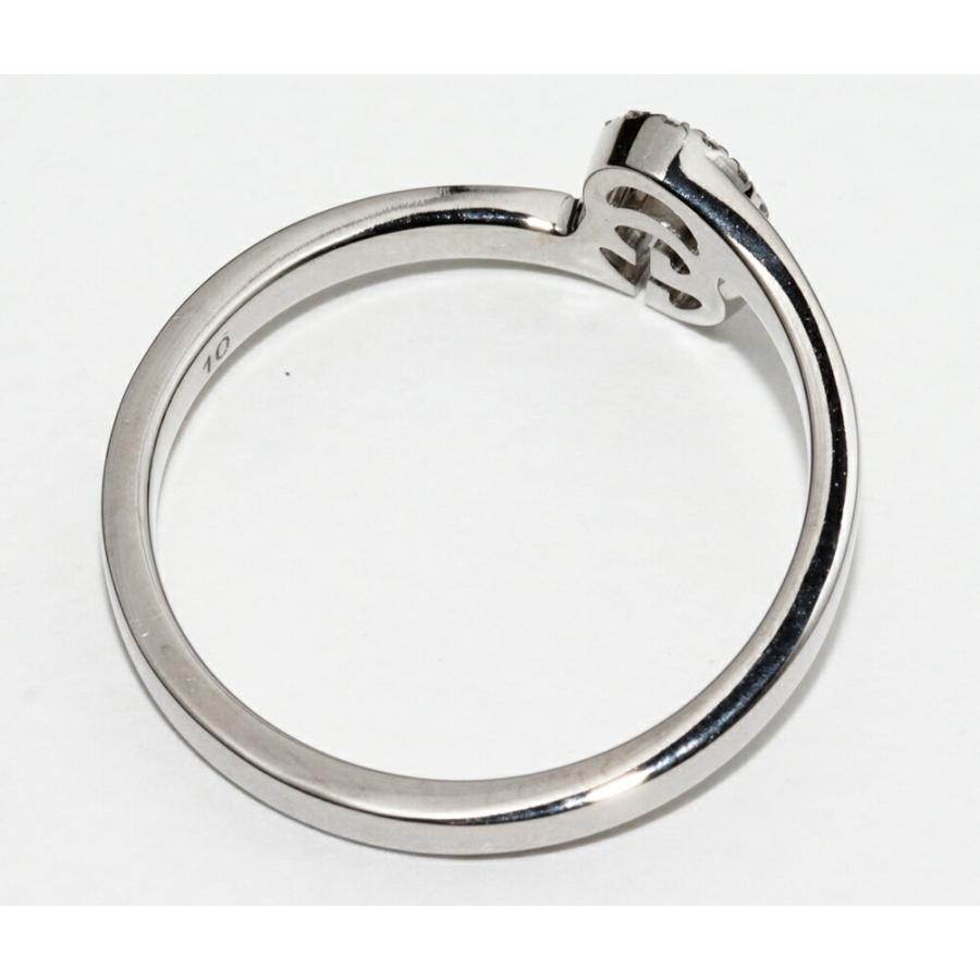 GUCCI（グッチ） 指輪 K18WG ダイヤ23P(約0.12ct) GGランニングリング