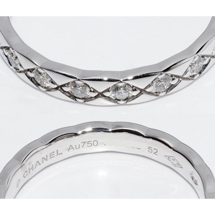 CHANEL シャネル 指輪 K18WG ダイヤ18P(約0.34ct) ココ CHANEL シャネル 指輪 K18WG ダイヤ18P(約0.34ct) ココ