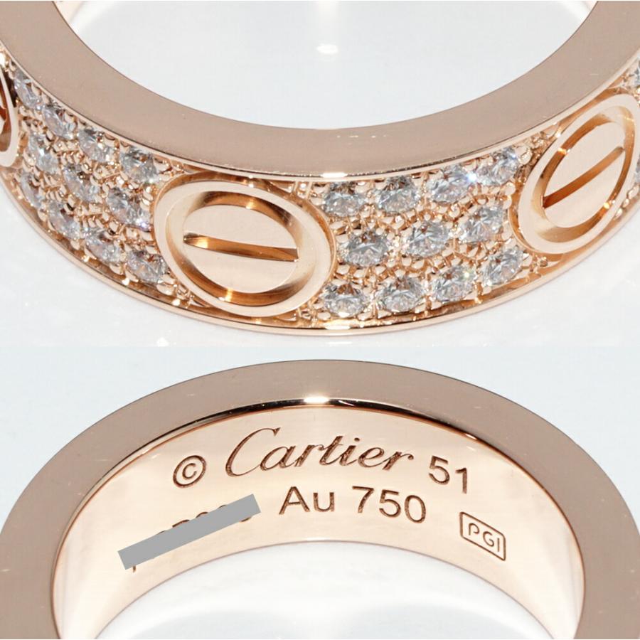 Cartier カルティエ 指輪 K18PG フルパヴェダイヤ66P(0.70ct Cartier カルティエ 指輪 K18PG フルパヴェダイヤ66P(0.70ct