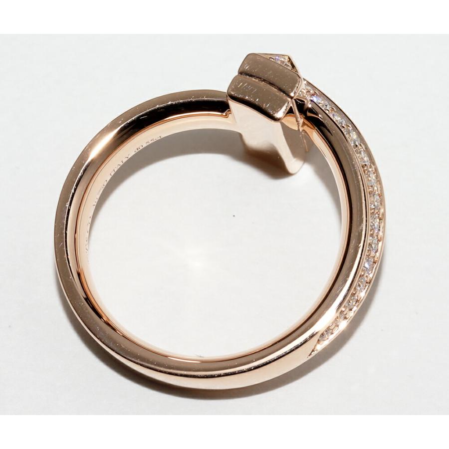 Tiffany k18 Tワンリング ティファニー 指輪 K18PG ダイヤ0.55ct Tワンリング 幅4.5ミリ