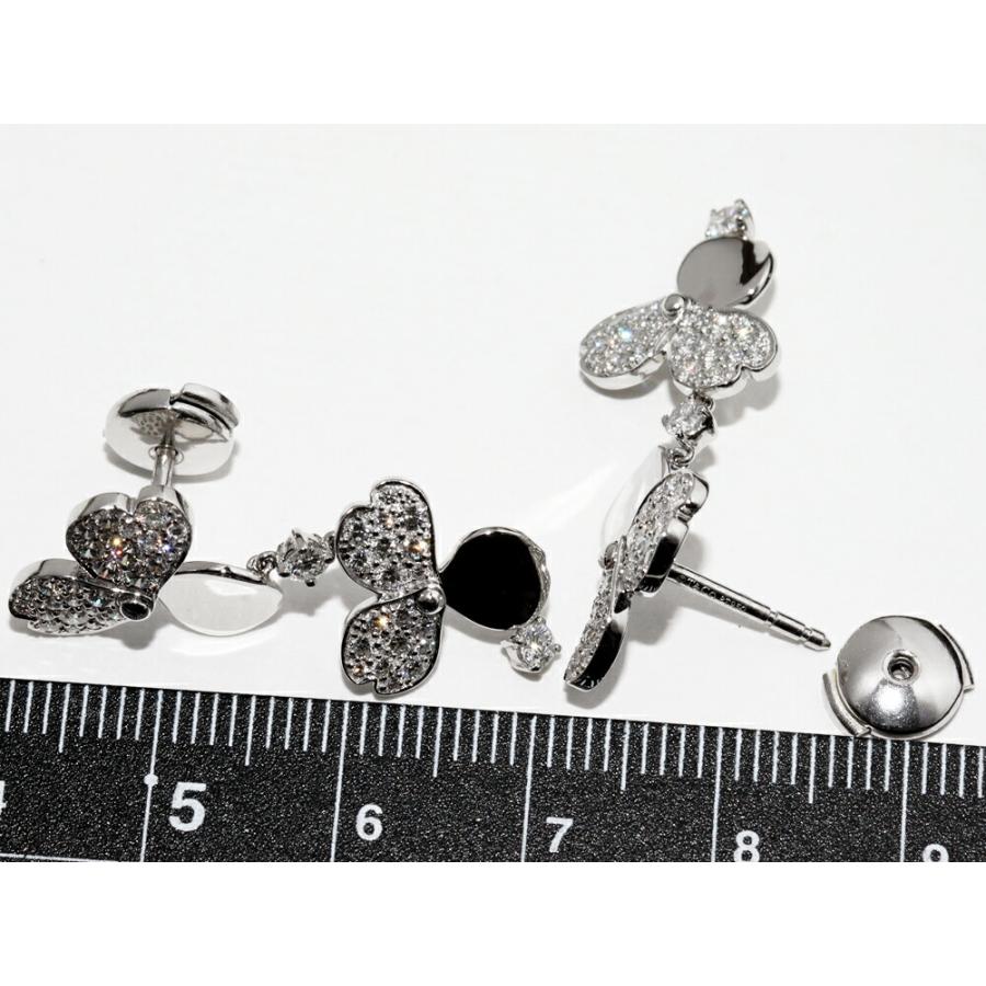 ティファニー ピアス Pt950 ダイヤ98P ペーパーフラワーピアス