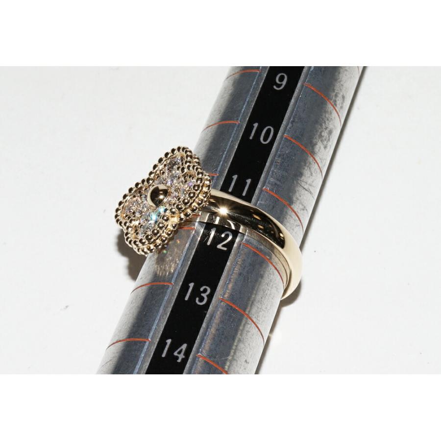 ヴァンクリーフ&アーペル 指輪 K18YG ダイヤ12P(0.48ct ヴァンクリーフ&アーペル 指輪 K18YG ダイヤ12P(0.48ct