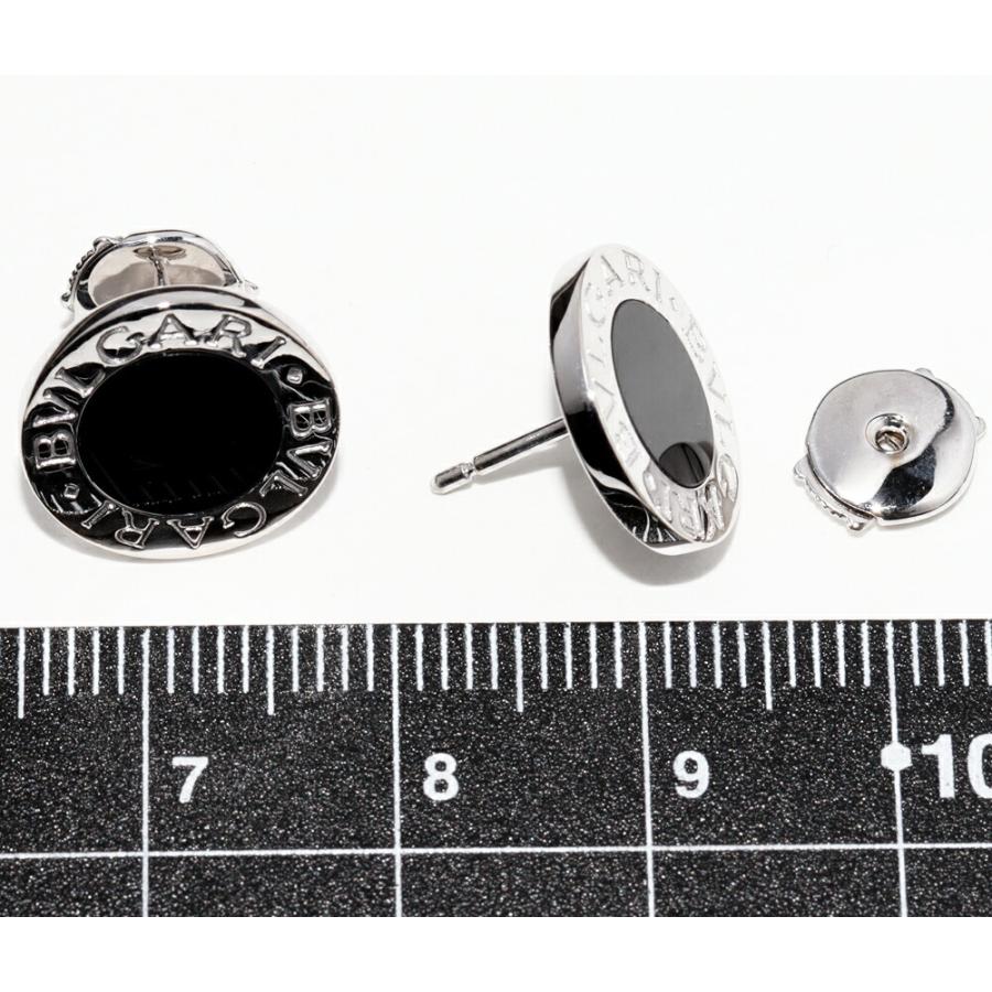 BVLGARI ブルガリ ピアス K18WG オニキス2P ブルガリブルガリ BVLGARI ブルガリ ピアス K18WG オニキス2P ブルガリブルガリ