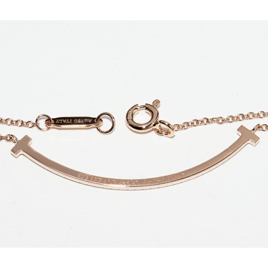 ティファニー ペンダントネックレス K18PG ダイヤ0.10ct T ティファニー ペンダントネックレス K18PG ダイヤ0.10ct T