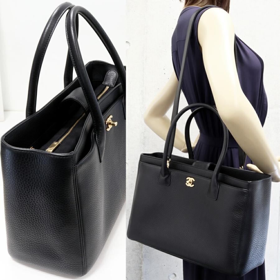 CHANEL シャネル トートバッグ エグゼクティブ ソフトキャビア CHANEL シャネル トートバッグ エグゼクティブ ソフトキャビア