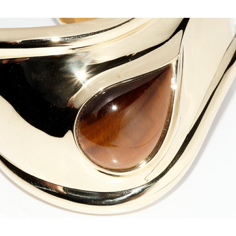 ティファニー ブレスレット K18YG タイガーアイアン(タイガーズアイ