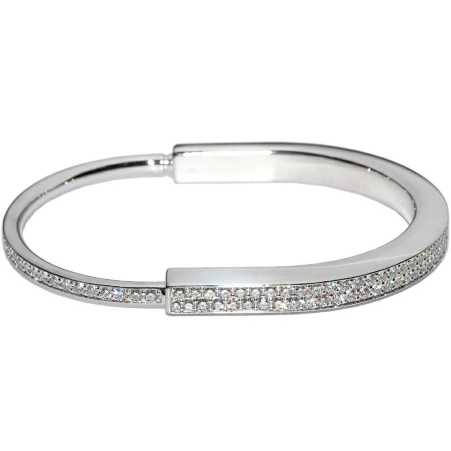 ティファニー ブレスレット K18WG ダイヤ5.57ct ロック エクストラ