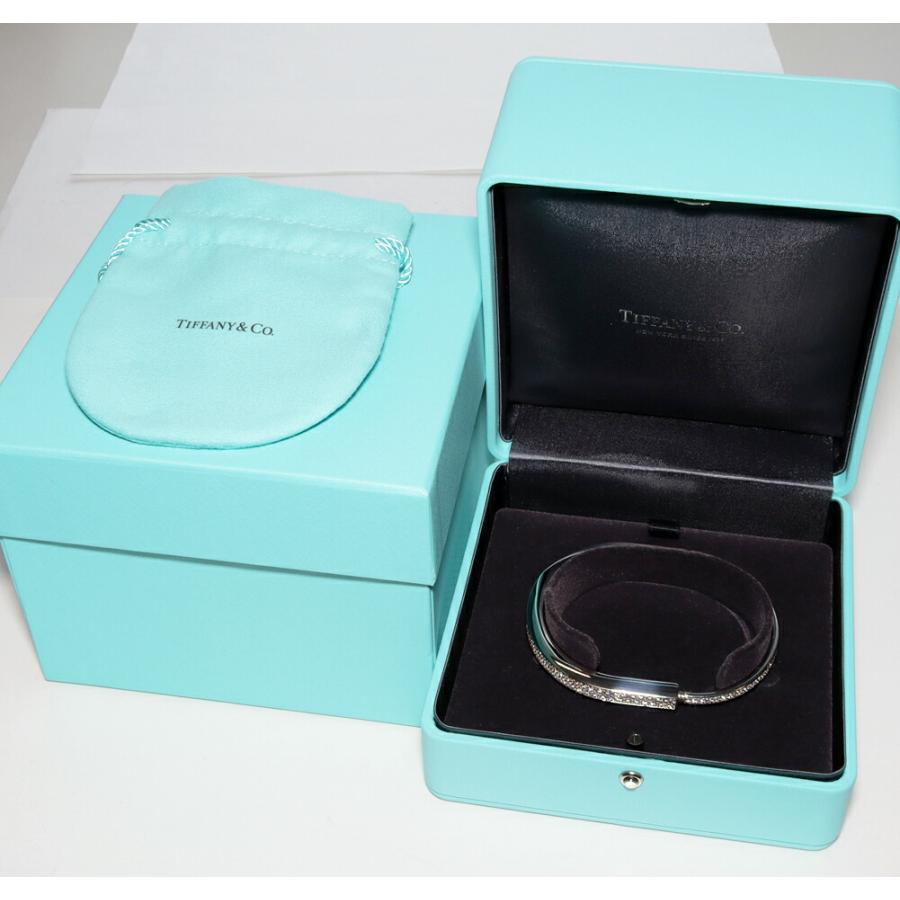 ティファニー ブレスレット K18WG ダイヤ5.57ct ロック エクストラ