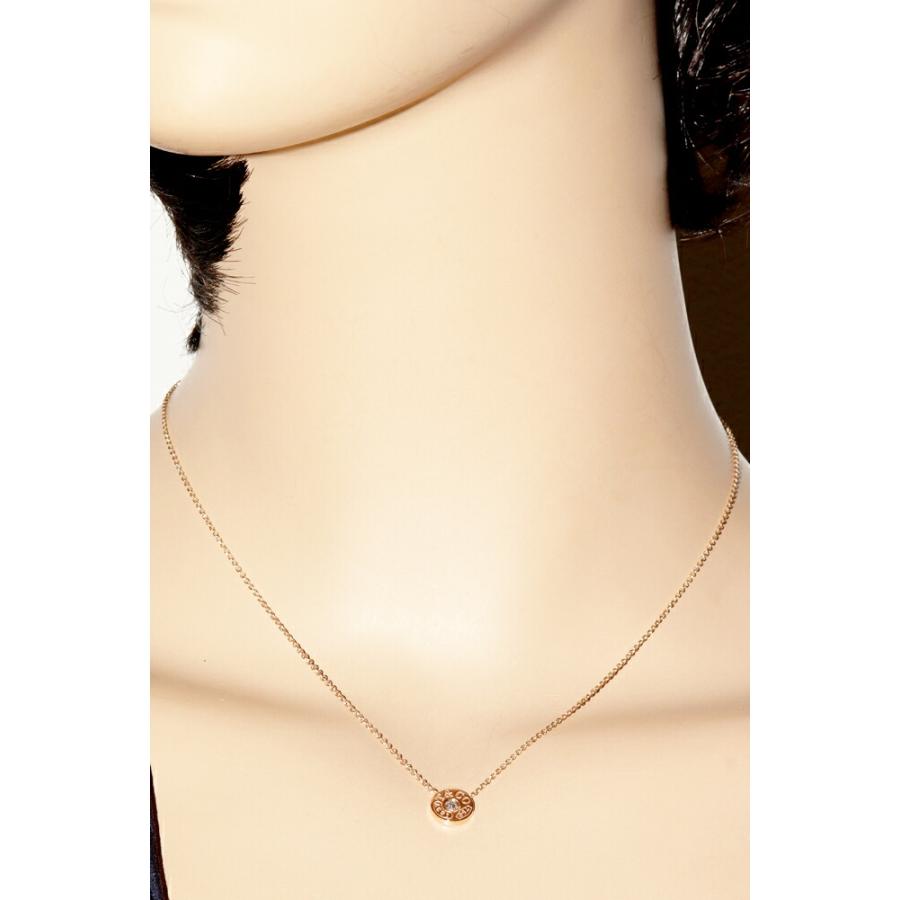 18PG ダイヤモンドネックレス ティファニー ペンダントネックレス K18PG ダイヤ1P 1837