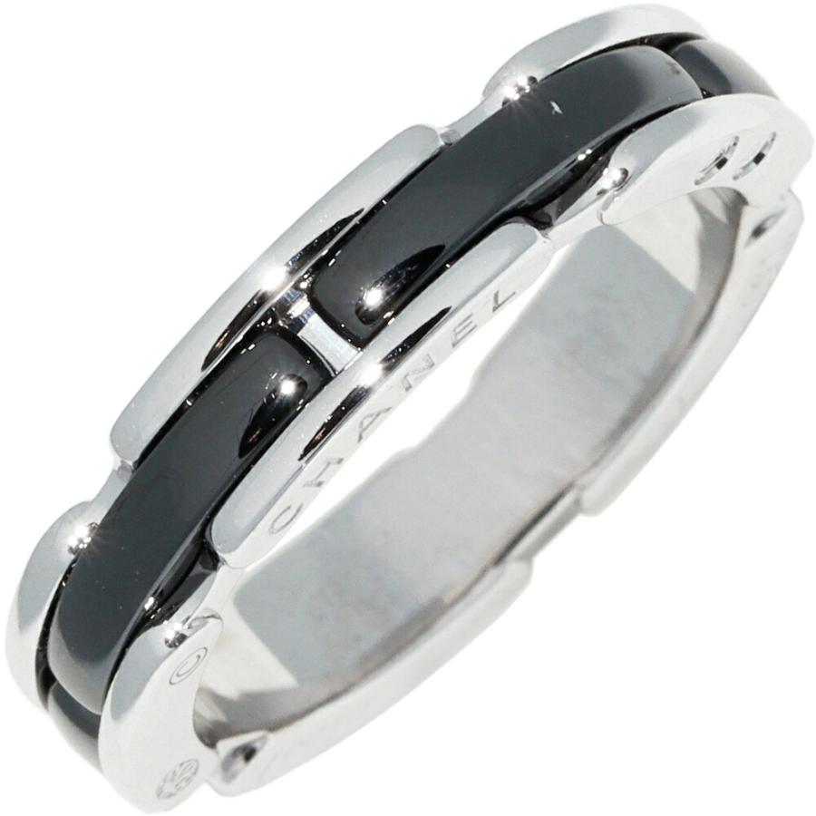 CHANEL シャネル 指輪 K18WG ブラックセラミック J12 ウルトラ CHANEL シャネル 指輪 K18WG ブラックセラミック J12 ウルトラ