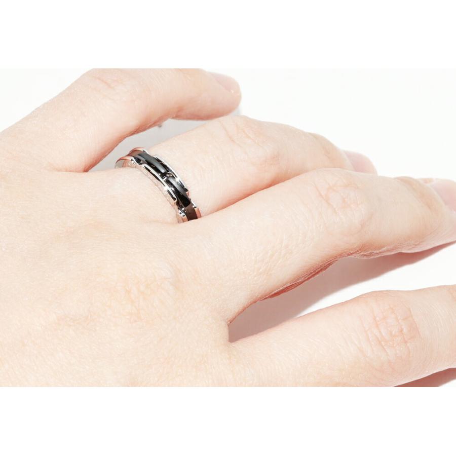 CHANEL シャネル 指輪 K18WG ブラックセラミック J12 ウルトラ CHANEL シャネル 指輪 K18WG ブラックセラミック J12 ウルトラ