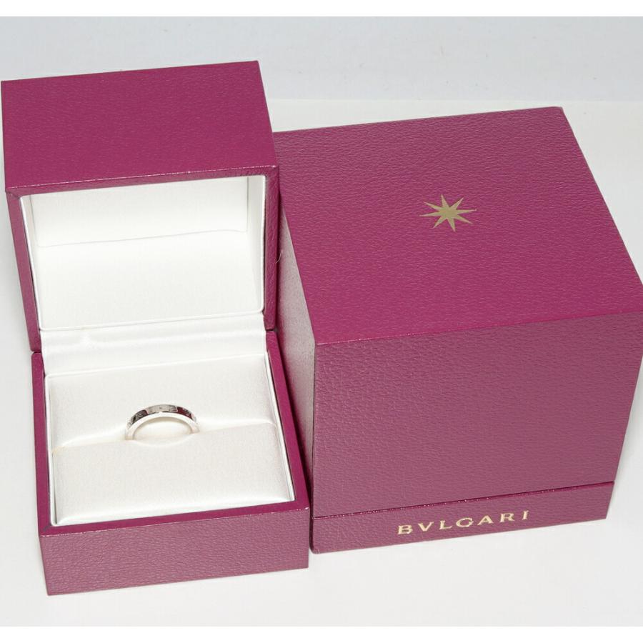 BVLGARI ブルガリ 指輪 Pt950 ブルガリブルガリ マリッジリング BVLGARI ブルガリ 指輪 Pt950 ブルガリブルガリ マリッジリング