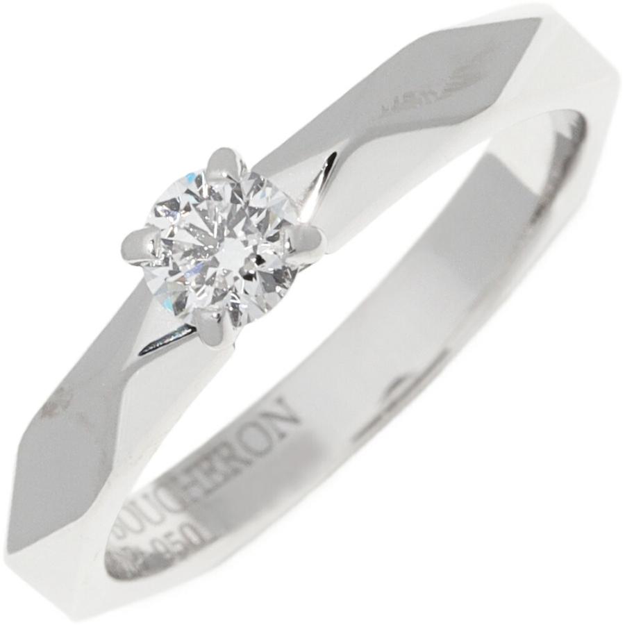 ブシュロン 指輪 Pt950 ダイヤ0.20ct(E-VVS1-3EXCLLENT-NONE 