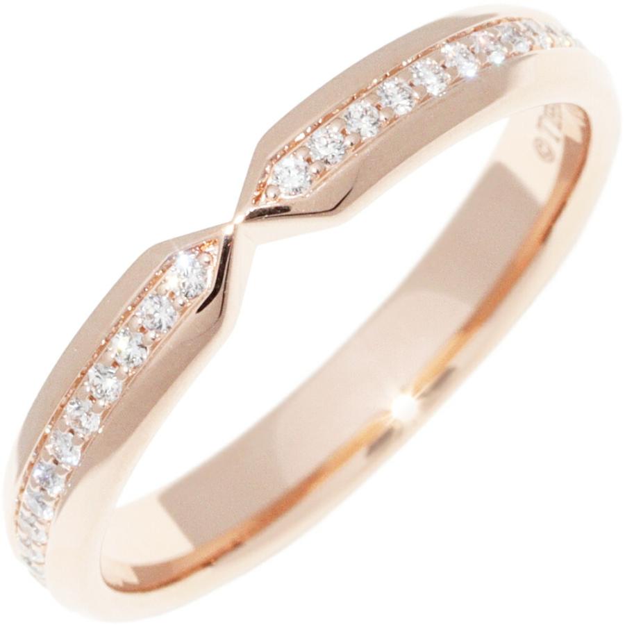 ティファニー 指輪 K18PG ダイヤ0.12ct ネスティング ナロー ティファニー 指輪 K18PG ダイヤ0.12ct ネスティング ナロー