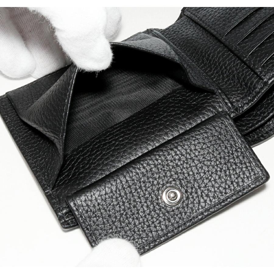 グッチ GUCCI 739479 ジャンボGG 二つ折り財布 ブラック グッチ 二つ折り財布 メンズ ジャンボGG コインウォレット ブラック