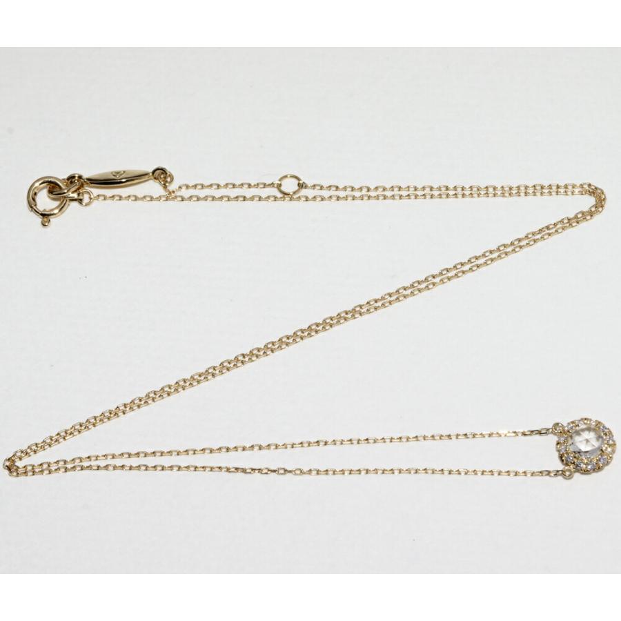AHKAH（アーカー） ペンダントネックレス K18YG ダイヤ約0.20ct