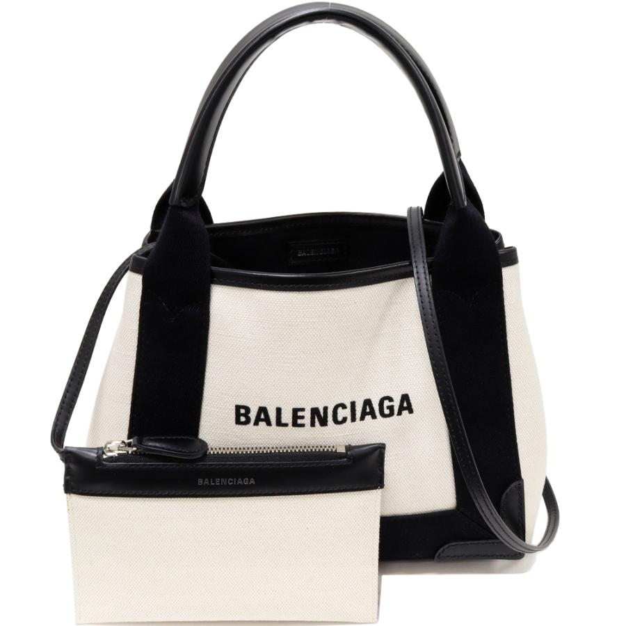 BALENCIAGA（バレンシアガ） ネイビーカバス XS キャンバスxカーフ