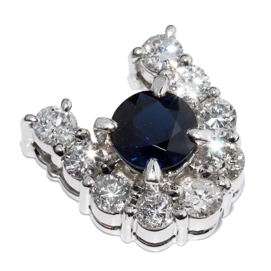 【専用商品】K18 WG サファイア、ダイヤモンドネックレストップ K18WGサファイア/ダイヤモンドネックレス | ポンテヴェキオ公式