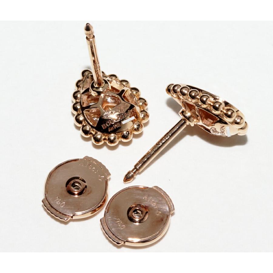 美品　ブシュロン セルパンボエム エクストラスモール ダイヤ ピアス　YG ブシュロン(Boucheron)ブシュロン セルパンボエムスモール