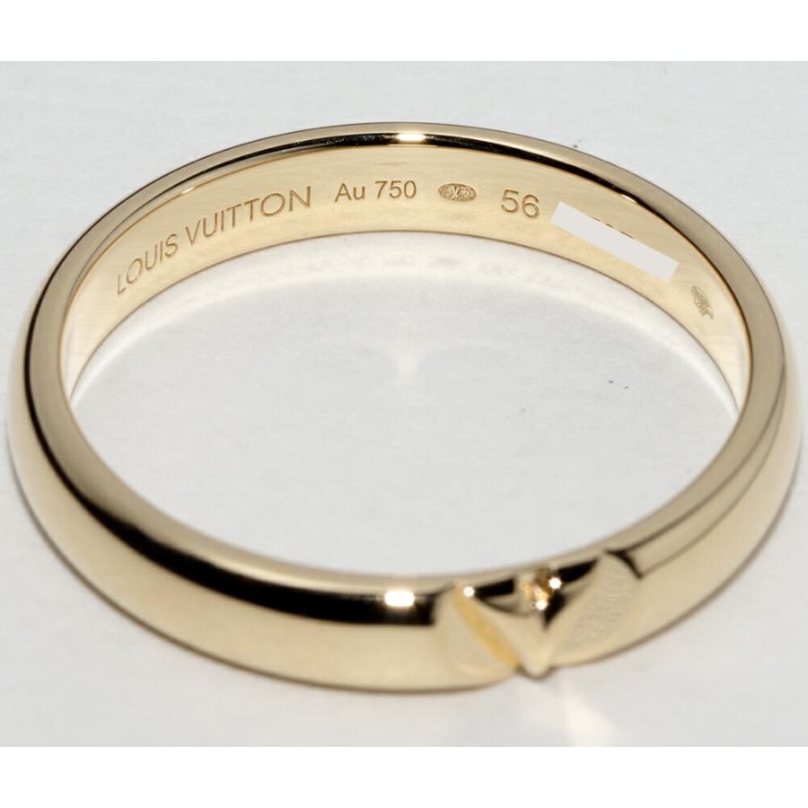 LOUIS VUITTON ルイヴィトン 指輪 K18YG LV ヴォルトミュルティ リング